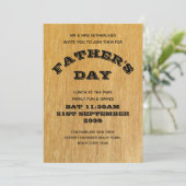 Vatertag Einladung (Stehend Vorderseite)