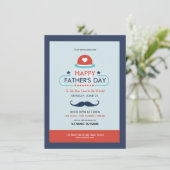 Vatertag Einladung Flyer (Stehend Vorderseite)