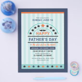Vatertag Einladung Flyer (Einzeln)