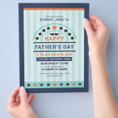 Vatertag Einladung Flyer (Hand)