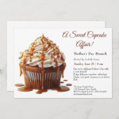 Vatertag Einladung - süßer Kuchen (Vorne/Hinten)