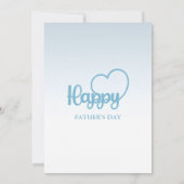 Vatertag Einladung, Vatertag Mittagessen Einladung (Rückseite)