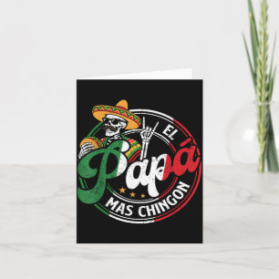 Vatertag El Papa Mas Chingon Lustiger Mexikanische Karte
