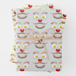 Vatertag-Englisches Frühstück Geschenkpapier Set