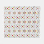 Vatertag-English-Breakfast Fleecedecke (Vorderseite (Horizontal))