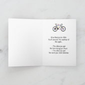 Vatertag Fahrrad-Rad, Sport Spaß Spaß Karte (Innenseite)