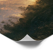 Vatertag Familie Bergblick Poster (Ecke)
