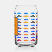 Vatertag Farbige Bärte Individuelle Namen und Bots Dosenglas (Rechts)