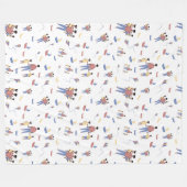 Vatertag Fleece Blanket (Vorderseite (Horizontal))