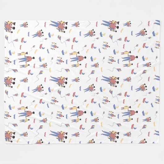 Vatertag Fleece Blanket (Vorderseite (Horizontal))