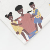 Vatertag Fleece Blanket (Ecke)