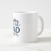 Vatertag Foto Bester Vater je Jumbo-Tasse (Vorderseite Rechts)