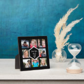 Vatertag Foto Collage Black Fotoplatte (InSitu)