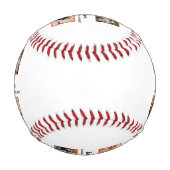 Vatertag Foto-Collage für Papa Baseball (Vorderseite)