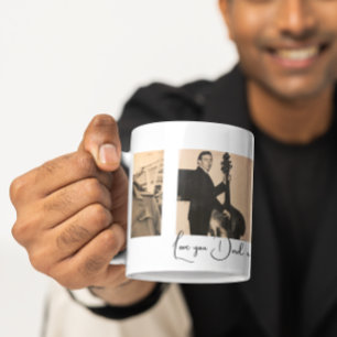 Vatertag Foto Collage Liebe Sie Vater Kaffeetasse