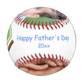 Vatertag, Foto, Eigene Baseball (Rückseite)