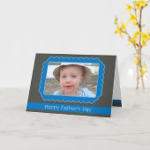 Vatertag Foto Frame Card Karte (Gelbe Blume)