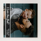 Vatertag Foto Geschenk Custom Puzzle (Horizontal)