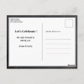 Vatertag Foto GRILLEN Party Einladung Postkarte (Rückseite)