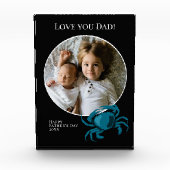 Vatertag Foto mit Blue Crab (Vorderseite)