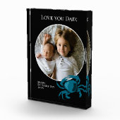 Vatertag Foto mit Blue Crab (Rechts)