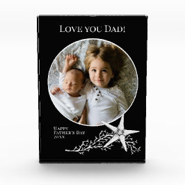 Vatertag Foto mit Coral & Starfish