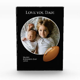 Vatertag Foto mit Fußball