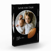 Vatertag Foto mit Fußball (Links)