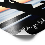 Vatertag Foto mit Personalisierter Botschaft an de (Ecke)