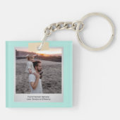 Vatertag Foto New Dad Cool Daddy Schlüsselanhänger (Rückseite)