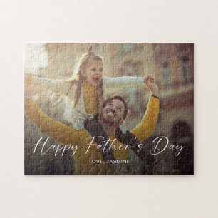 Vatertag Foto Personalisiertes Papa-Geschenk Famil Puzzle