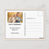 Vatertag Foto Vintage GRILLEN Party Einladung Postkarte (Rückseite)