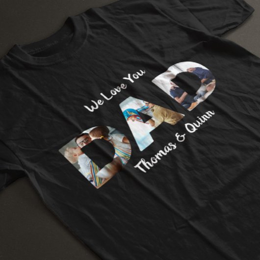 Vatertag FotoCollage T-Shirt