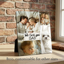 Vatertag-Fotocollage - Wir lieben dich, Papa
