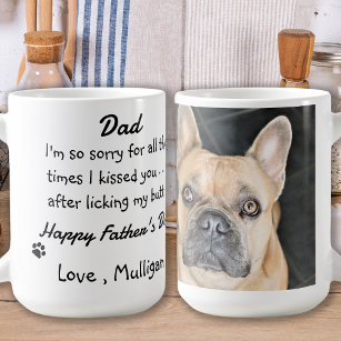 Vatertag - Funny Dog Vater - Pet Foto Hunde Humor Kaffeetasse