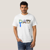 Vatertag Funny Vater Individuelle Name T-Shirt (Vorne ganz)