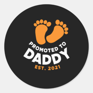 Vatertag Für Daddy 2021 Runder Aufkleber