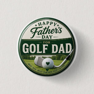 Vatertag für Golf-Daddy Button