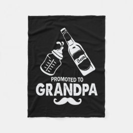 Vatertag für Großvater Fleecedecke