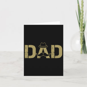 Vatertag für neuen Papa Vintager Vater Funny Vater Karte