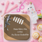 Vatertag Fußball Fan Paper Plate Pappteller (Party)