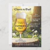 Vatertag Garten Foto Party Einladung (Vorderseite)