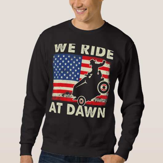 Vatertag Gärtnern fahren wir am Morgenmäher Sweatshirt (Vorderseite)