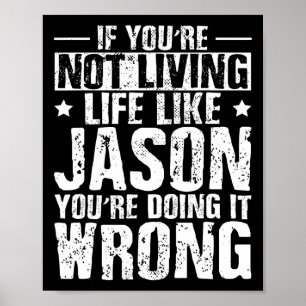 Vatertag Geburtstag Jason Name Vorname Spruch Poster