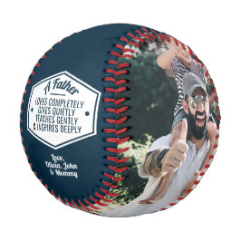 Vatertag/Geburtstag Von Kindern zum Vater Foto Bas Baseball