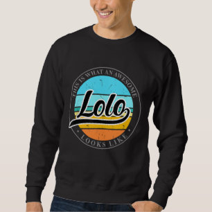 Vatertag Geburtstagsgeschenk für Lolo Filipino Pin Sweatshirt