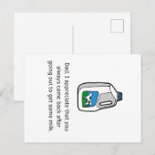 Vatertag Geburtstagskarte Postkarte (Vorne/Hinten)
