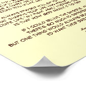 Vatertag Gedicht aus der Ehefrau Poster (Ecke)