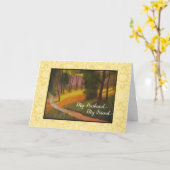 Vatertag, Gelb meinem Mann mein Freund Karte (Gelbe Blume)