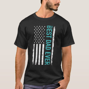 Vatertag Geschenk Besten Vater je mit US Amerikane T-Shirt